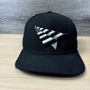 Paper Planes Hat Cap Snapback Black Roc Nation Jay Z Adjustable